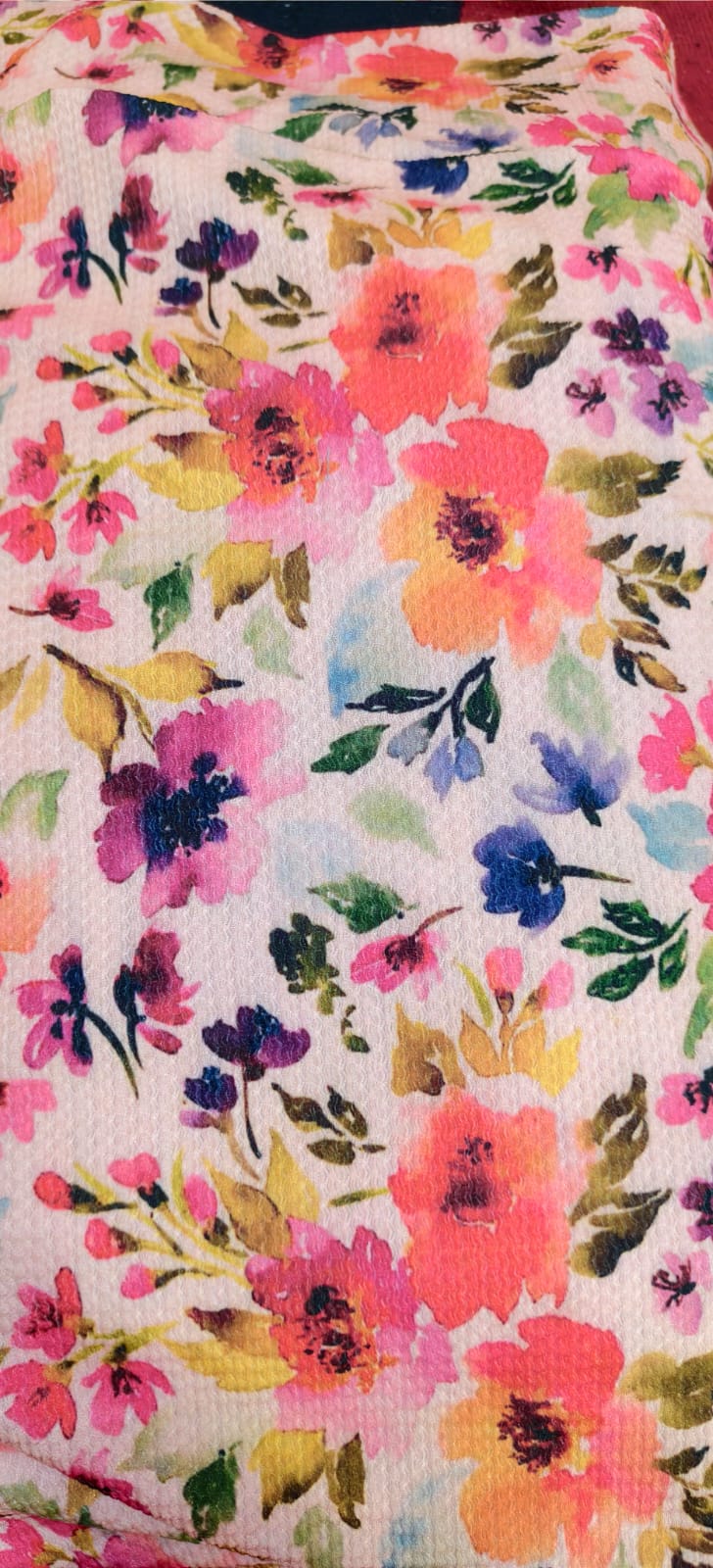 TTP007 - Popcorn floral pant