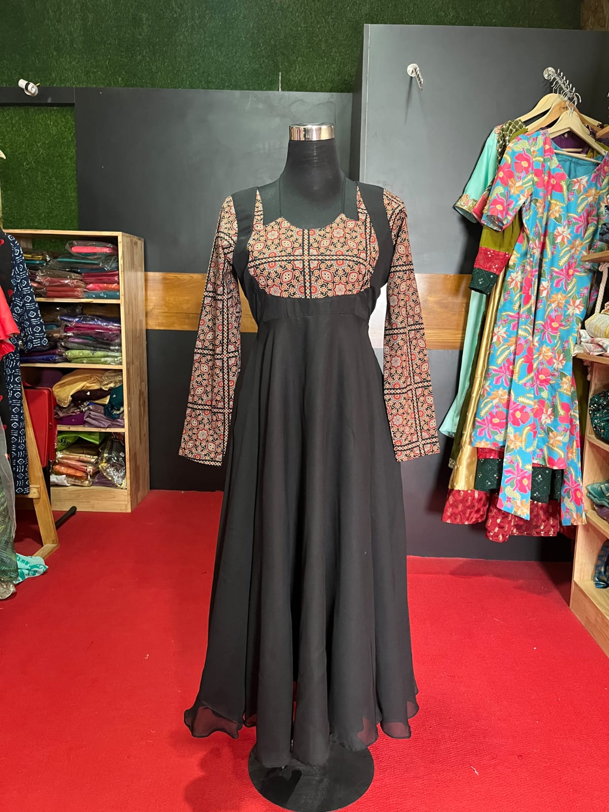 PSQ009 - Black Ajrakh