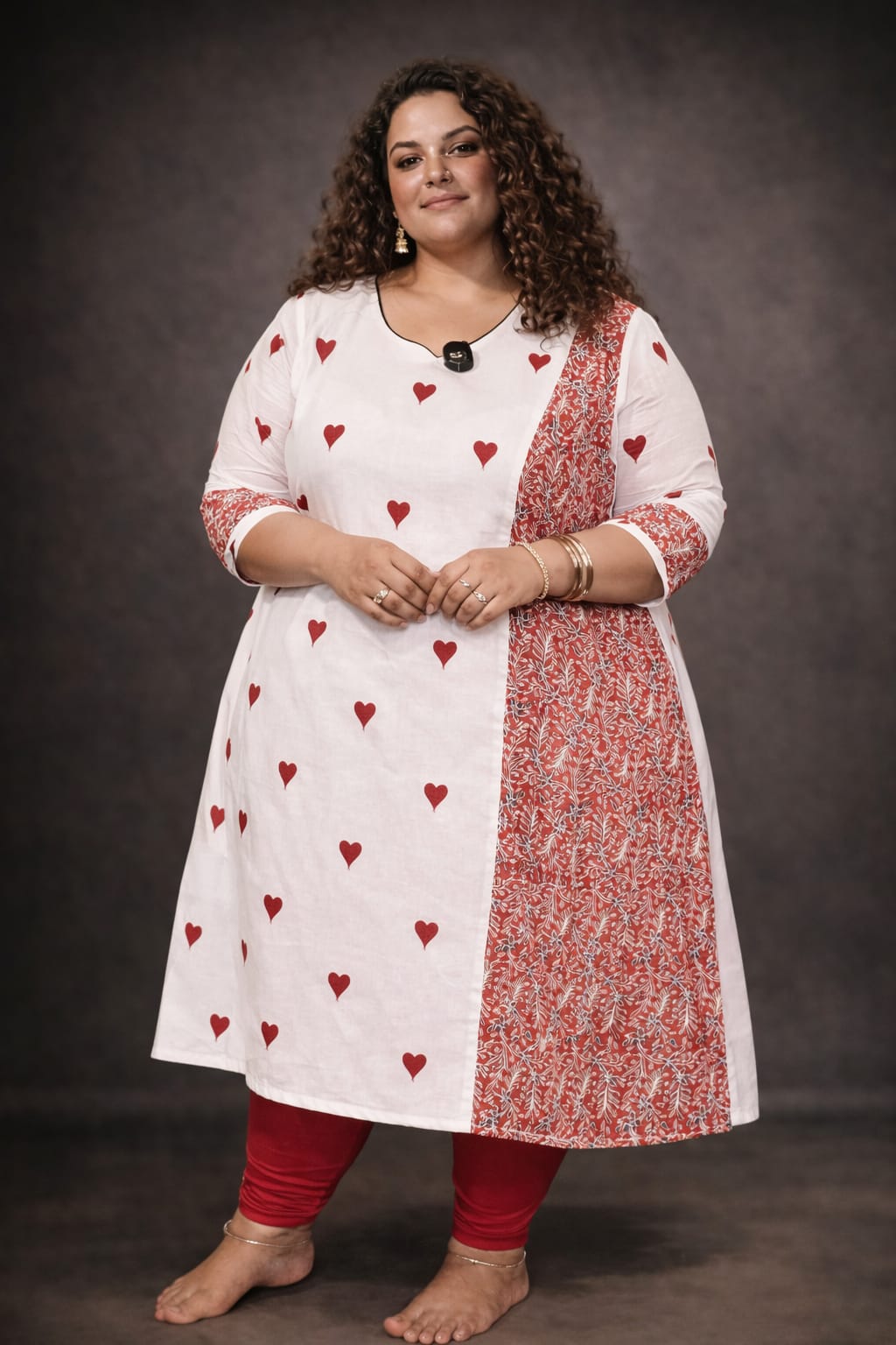 PSQ006 - Heart A-line kurti