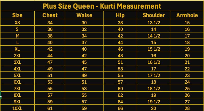 Size Guide