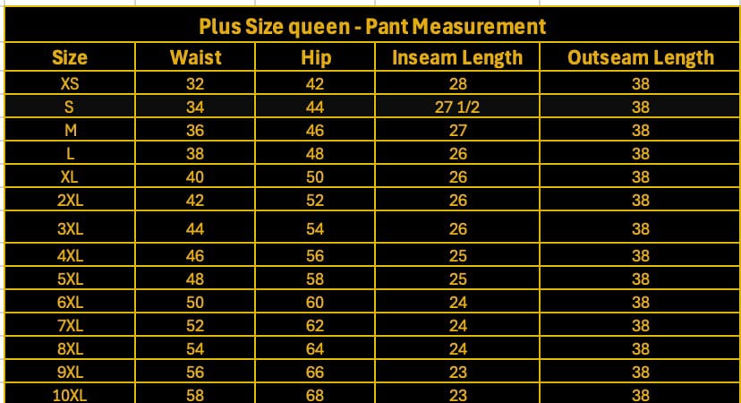 Size Guide