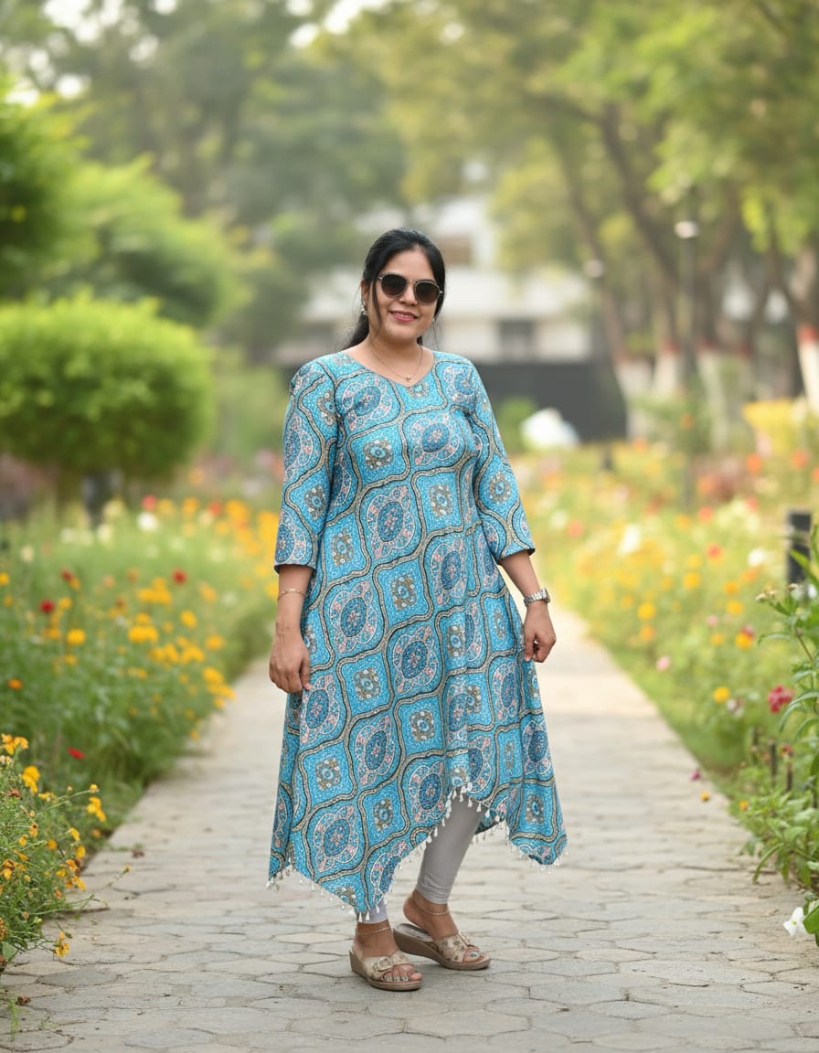 PSQ043 - Asymmetric kurti